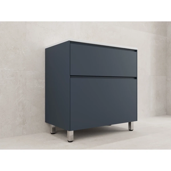 Тумба напольная без раковины 80 см Style Line Лима ЛС-00002351 графит матовый