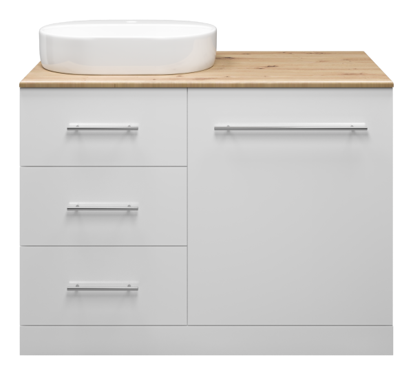 Тумба под стиральную машину Misty Респект 120  левая Э-Рес01120-13ЯЛ