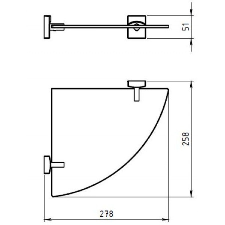 Полка Novaservis Metalia 12 0235.0