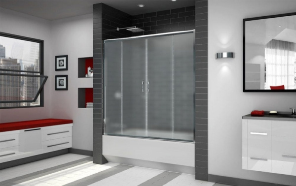 Шторка на ванну матовая 150х150 RGW SC-61 01116115-21