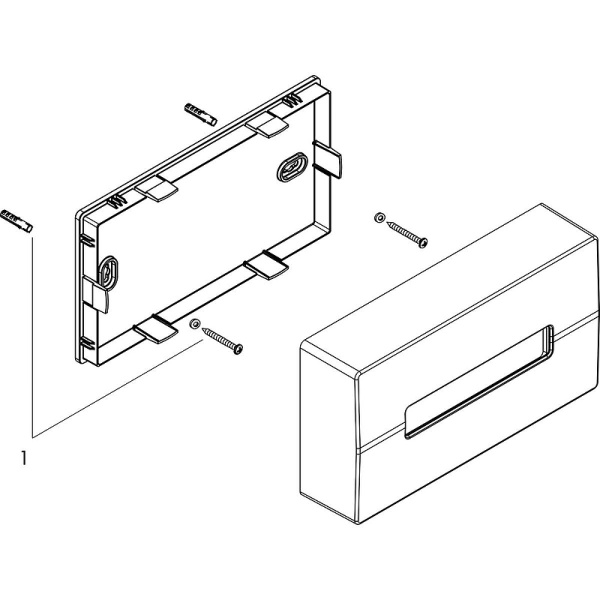 Диспенсер для салфеток Hansgrohe AddStoris 41774990
