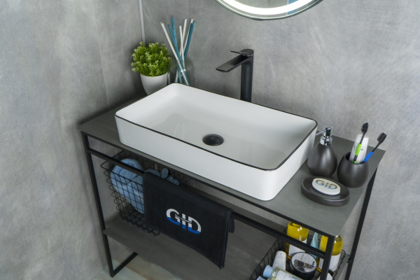 Раковина накладная (60х34) Gid Nc9399