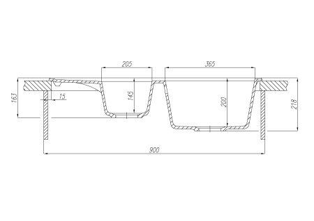 Кухонная мойка Aquaton Делия 87 1A716232DE220 песочный