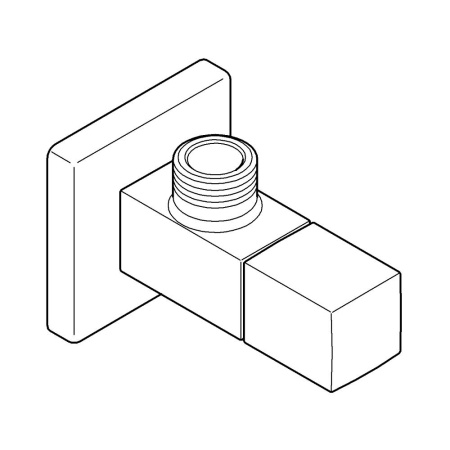 Вентиль угловой 1/2 GROHE Eurocube 22013 000 (22013000) хром 