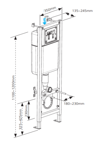 Инсталляция для унитаза Siamp 10011945