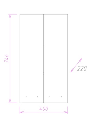 Шкаф подвесной Onika Кредо 40 304001
