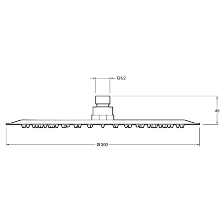 Верхний душ Jacob Delafon Jacob Delafon Metro E26600-BL