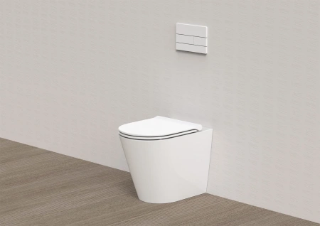 Унитаз приставной безободковый Arrow AHB2334H