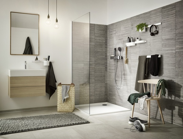 Полотенцедержатель 581 мм Hansgrohe WallStoris 27926700 белый матовый