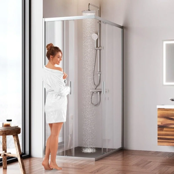 Душевой уголок (120х80) Am.Pm Gem W90G-403-120280-MT хром матовый