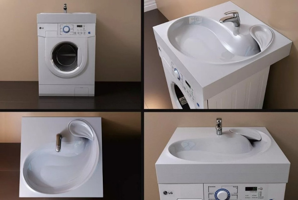 Раковина над стиральной машиной (60х60) Stella Polar Бьянка SP-00000797