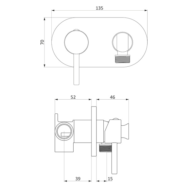 Гигиенический набор Damixa Option 214000000
