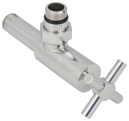 Сунержа Вентиль угловой (крест) G 1/2" НР х G 1/2" НР Шампань 020-1408-1212