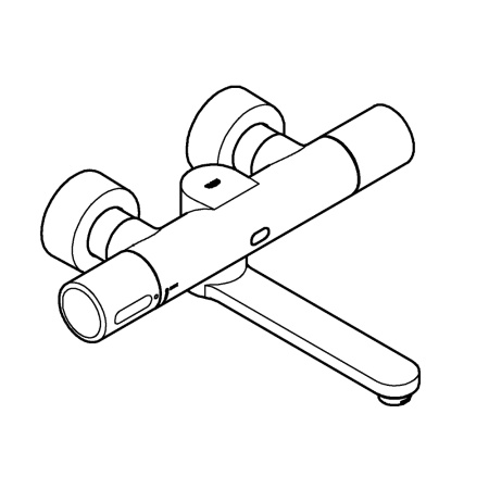 Термостатический смеситель для раковины Grohe Eurosmart Cosmopolitan E 36455 000 (36455000) хром