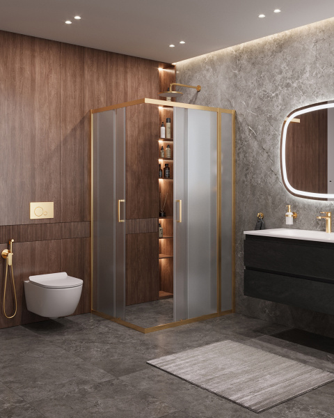 Душевой уголок (110х90) CEZARES MOLVENO MOLVENO-AH-21-90+20-P-BORO