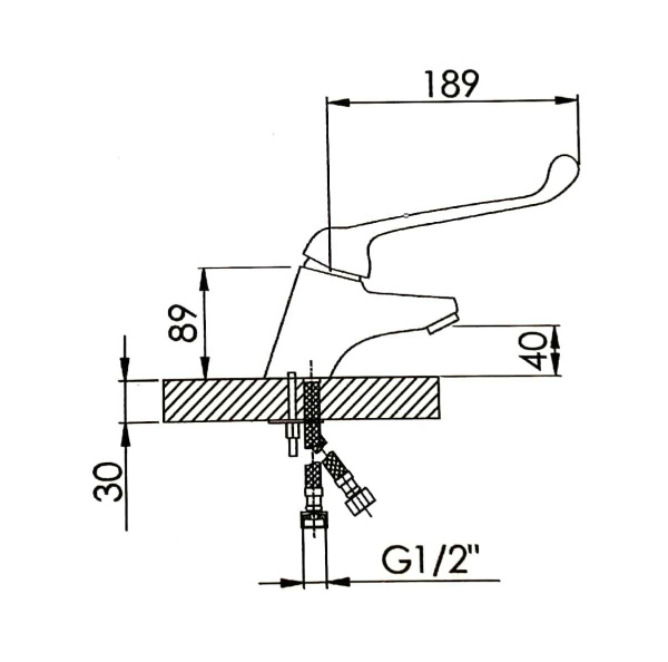 Смеситель хирургический Hansen H10015