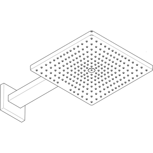 Верхний душ с кронштейном Hansgrohe Raindance E 300 AIR 1jet 26238000 хром