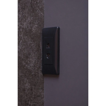 Зеркало-шкаф с подсветкой Art&Max PLATINO AM-Pla-600-800-1D-L-DS-FC-H-T-Grey