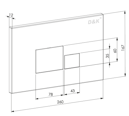 Комплект унитаза с инсталляцией D&K Matrix DS1391602