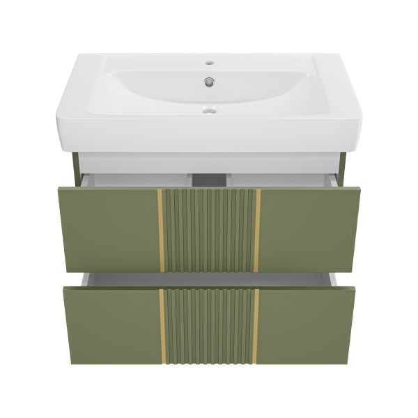 Тумба с раковиной 80 см Brevita Vega УТ000022676