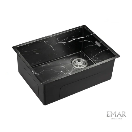 Кухонная мойка (54х44) EMAR EMB-540(UN) Black Elegant