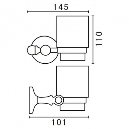 Держатель для стакана Art&Max AM-E-2668Q