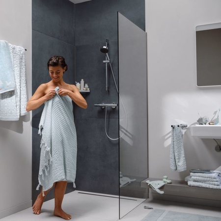 Термостат для душа с душевым гарнитуром Hansgrohe Pulsify Select S 105 3jet Relaxation EcoSmart 24261000 хром