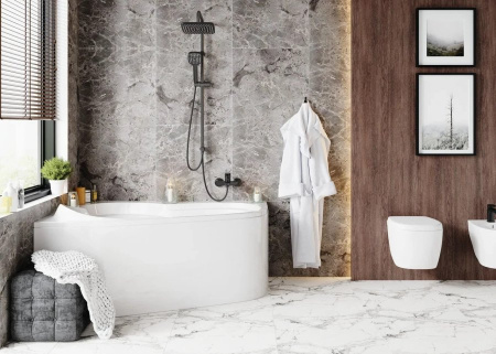 Акриловая ванна Vagnerplast Selena (147x100) VPBA141SEL3LE-04 левая