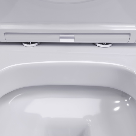 Подвесной унитаз безободковый с сиденьем микролифт Damixa Sirius DX86C1700SC