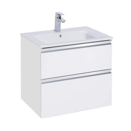 Тумба под раковину Roca The Gap 60 белый глянец 2 ящика A857397806
