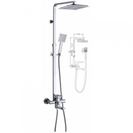 Душевая система Hansen H33001