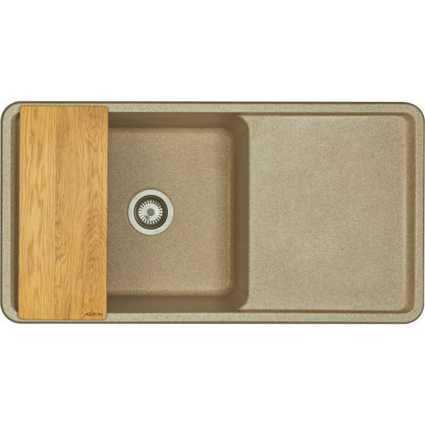 Кухонная мойка Aquaton Беллис 97 1A725132BS220 песочный
