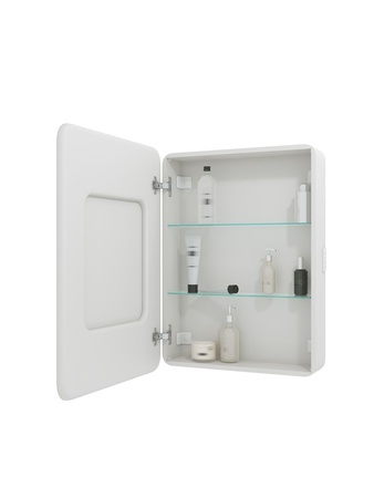 Зеркало-шкаф с подсветкой Art&Max PLATINO AM-Pla-550-800-1D-L-DS-F