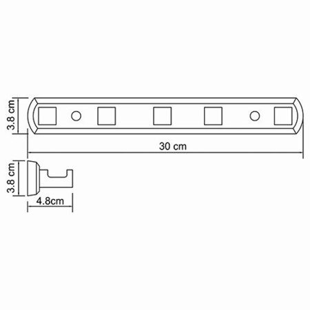 Крючок настенный WasserKRAFT Lippe K-6575