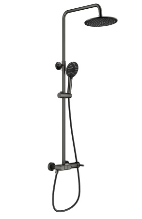 Душевая система WONZON & WOGHAND MUSE Corno, темный графит WW-A30653-BGG