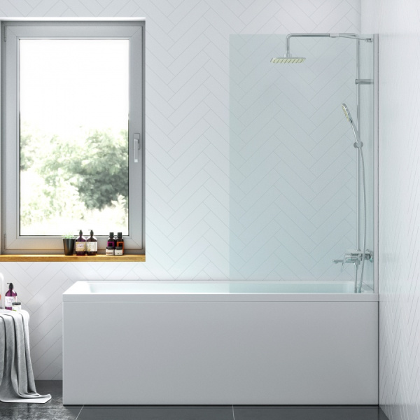 Шторка для ванны (140х100) Damixa Skyline DX35WBS-080-140MT