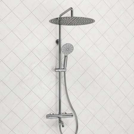 Душевая система WasserKRAFT A188.117.127.087.CH Thermo