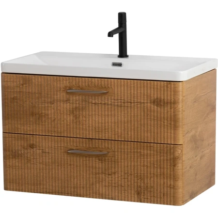 Тумба под раковину BelBagno Due DUE-800-2C-SO-RN-P без ручек, Rovere Nature