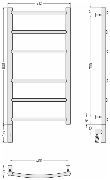 Полотенцесушитель электрический Сунержа Галант 3.0 (80х40) 31-5800-8040 левый Полотенцесушитель электрический Сунержа Галант 3.0 (80х40) 31-5800-8040 левый