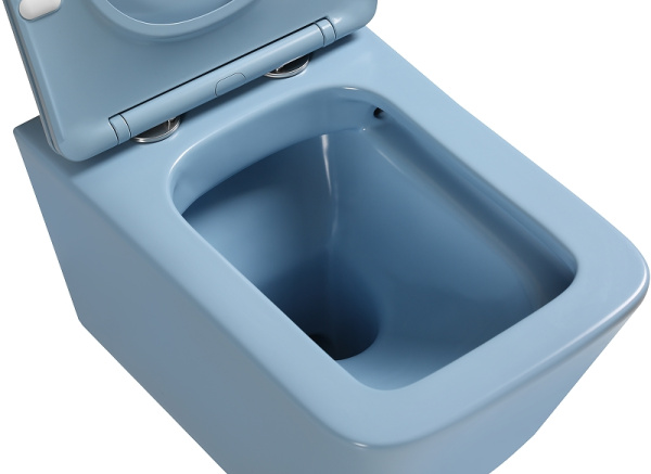 Унитаз подвесной безободковый SantiLine SL-5007BL