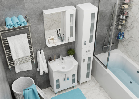 Тумба под раковину напольная Onika Кристалл 65 106545