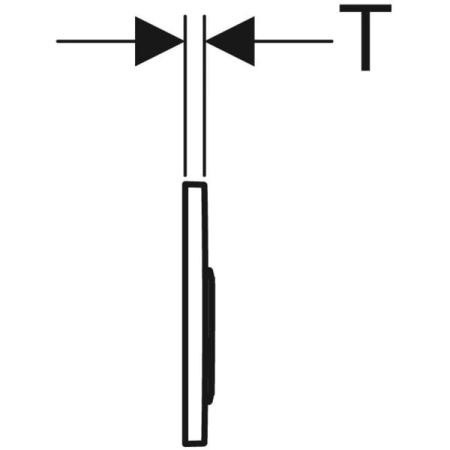 Клавиша смыва Geberit Omega20 115.085.KK.1