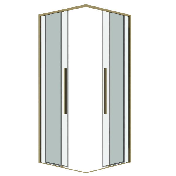 Душевая дверь (120х195) Grossman Galaxy 1/2.K33.01.12.32.00, раздвижная