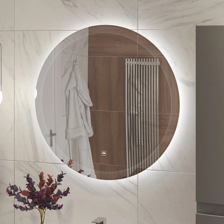 Зеркало (80х80) Cezares CZR-SPC-ECO-800-LED-TCH