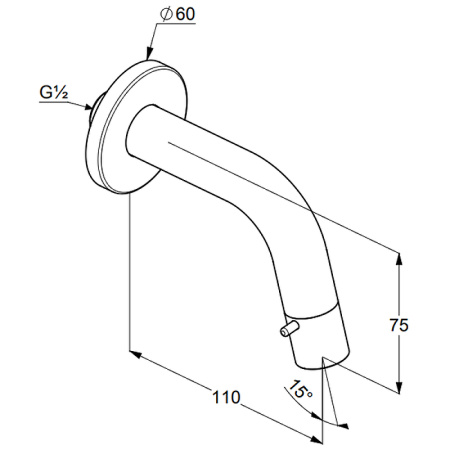 Встраиваемый вентиль Kludi Bozz 380170530