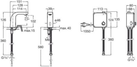 Смеситель для раковины Roca L20-E 5A5509C00