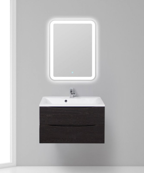 База под раковину подвесная BelBagno MARINO-800-2C-SO-RCA-P Rovere Cioccolato Amaro