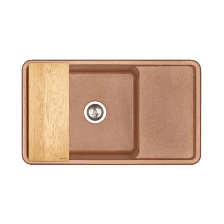 Кухонная мойка Aquaton Беллис 87 1A724832BS270 терракот