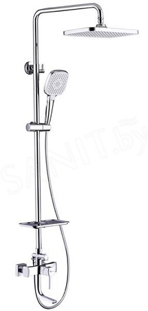 Душевая система Lemark Evitta с регулируемой высотой штанги (LM0562C)