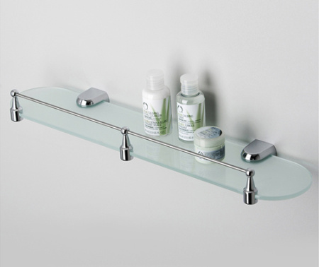 Полка стеклянная с бортиком WasserKRAFT Berkel K-6844